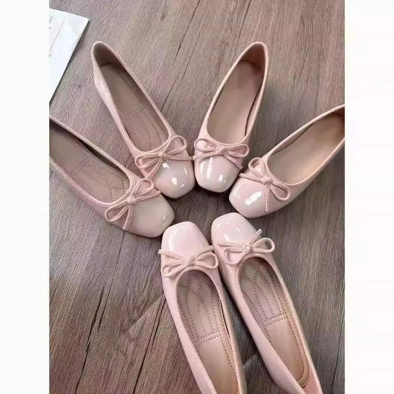 Women Ballet Flats Square Toe  - Heels review and price