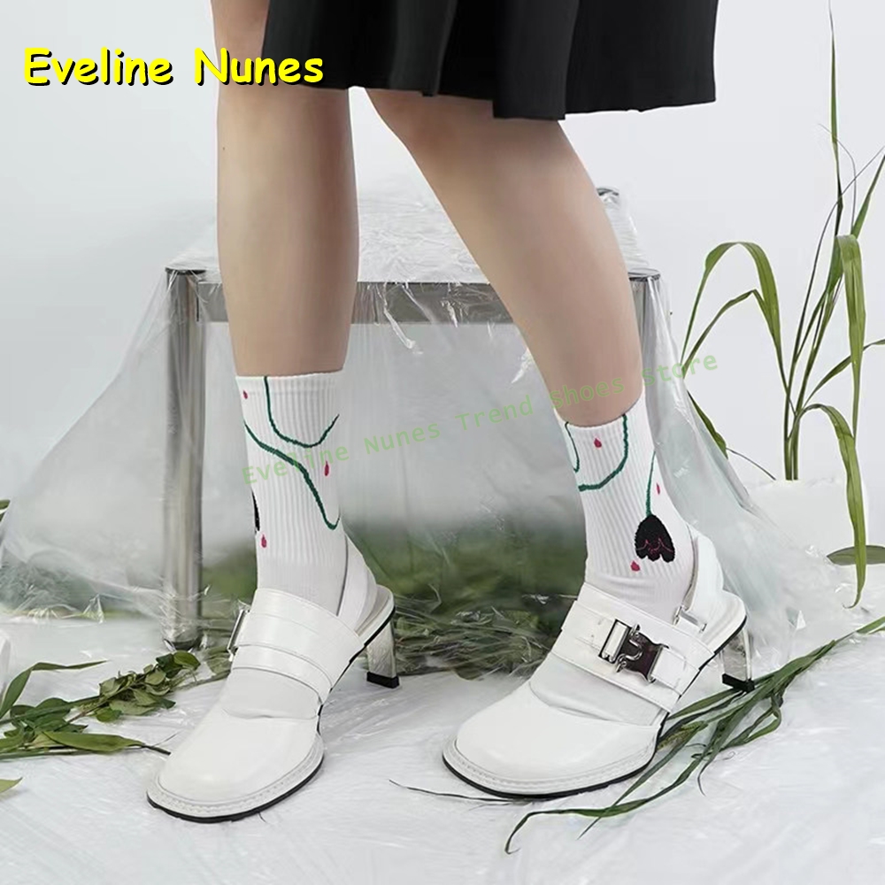 Women's Black Square Toe Buckl - Boots review and price