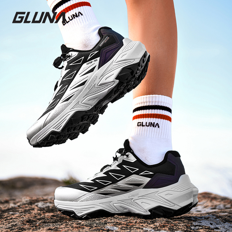 GLUNA Full Waterproof Trail Ru - Anti Slip Trail Running Sneakers review and price