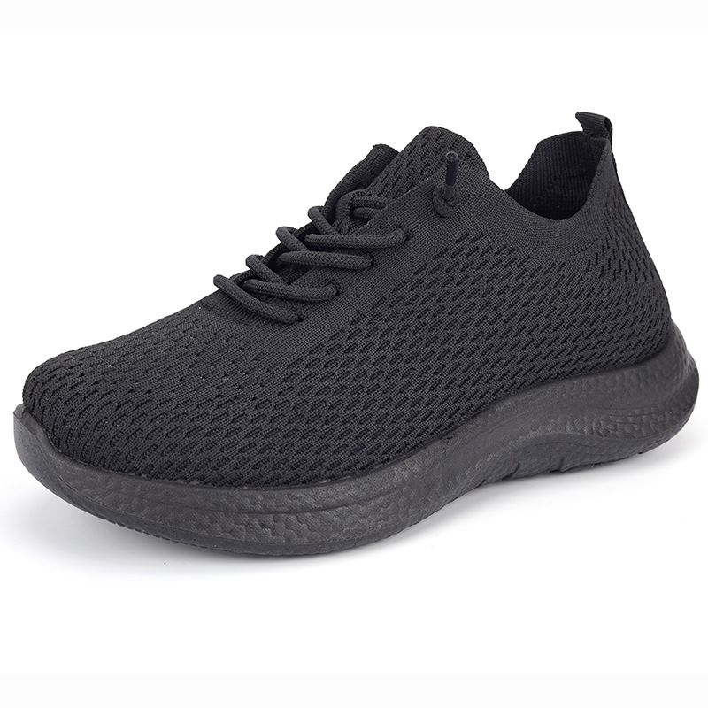 Summer Ladies Breathable Mesh  - Knit Fabric Lace Up Sneakers review and price