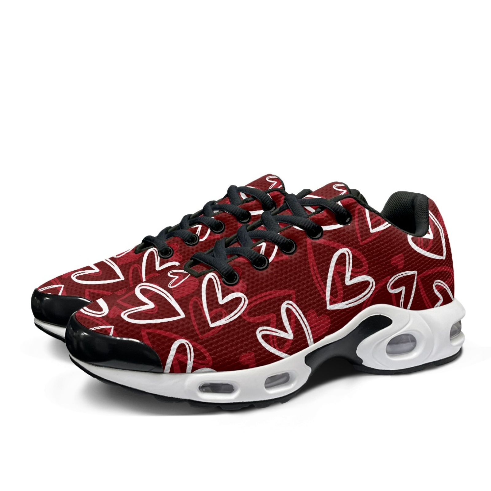 PENSTROLL Heart White Sole Gym - Air Cushion Jogger Shoes Men review and price