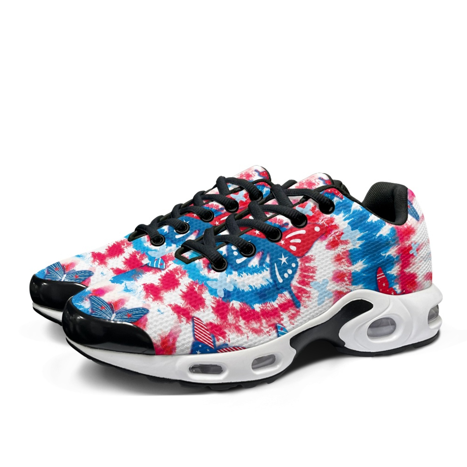 PENSTROLL Butterfly Tie Dye La - Air Cushion Jogger Shoes Men review and price