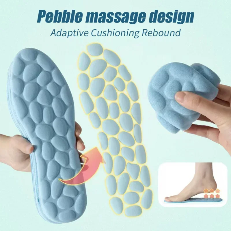 2/4pcs Soft Massage Memory Foa - Breathable Mesh Athletic Shoes review and price