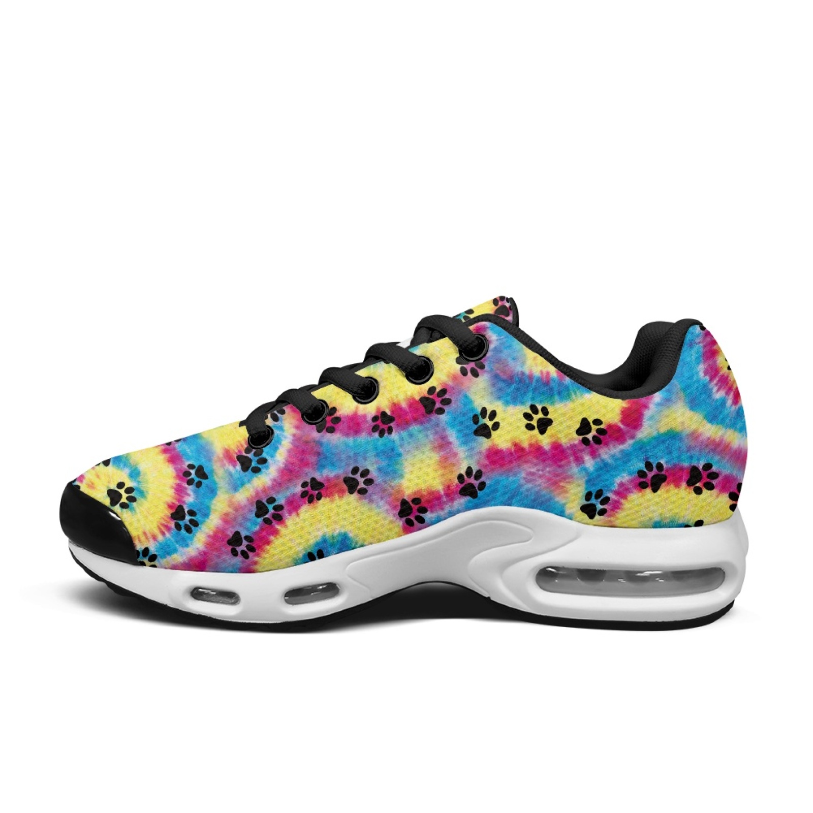 PENSTROLL Tie Dye Paw Print Sh - Air Cushion Jogger Shoes Men review and price